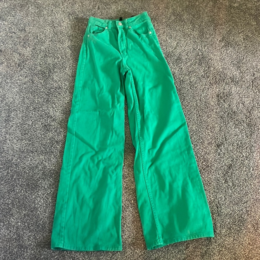 Green h&m jeans